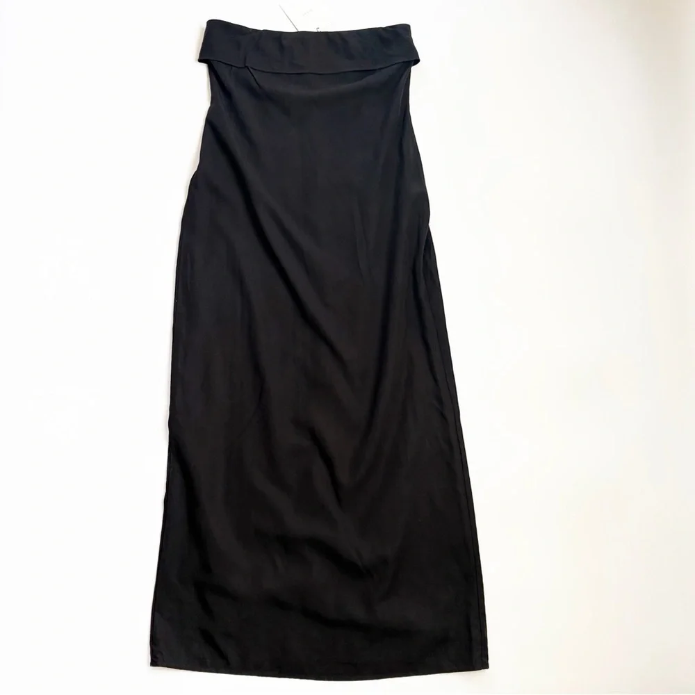 NWT DISSH Kai Strapless Midi Tube Dress Black Column Size 6 - Picture 11 of 15
